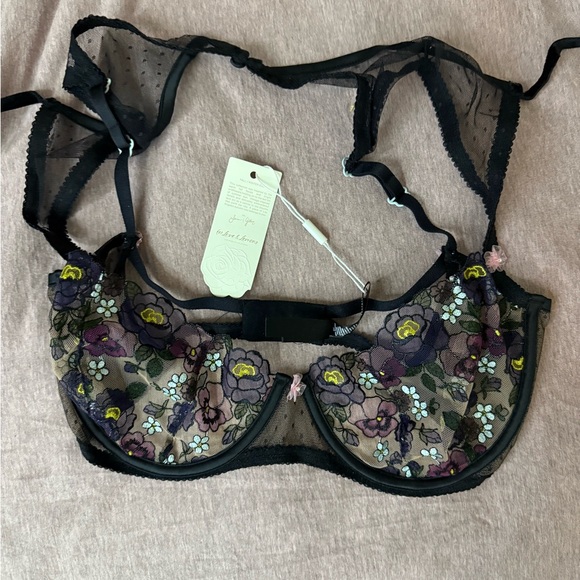 Clara Black Lace Bra NWT-34DD - Picture 2 of 4